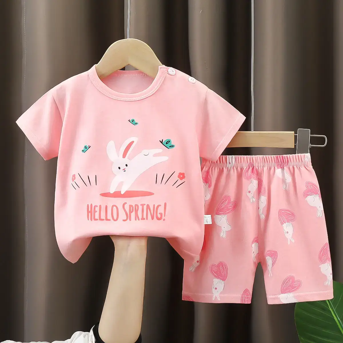 New Boys Cotton Short Sleeve T-Shirt & Shorts Set - Image 6