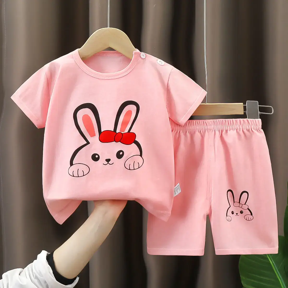 New Boys Cotton Short Sleeve T-Shirt & Shorts Set - Image 7