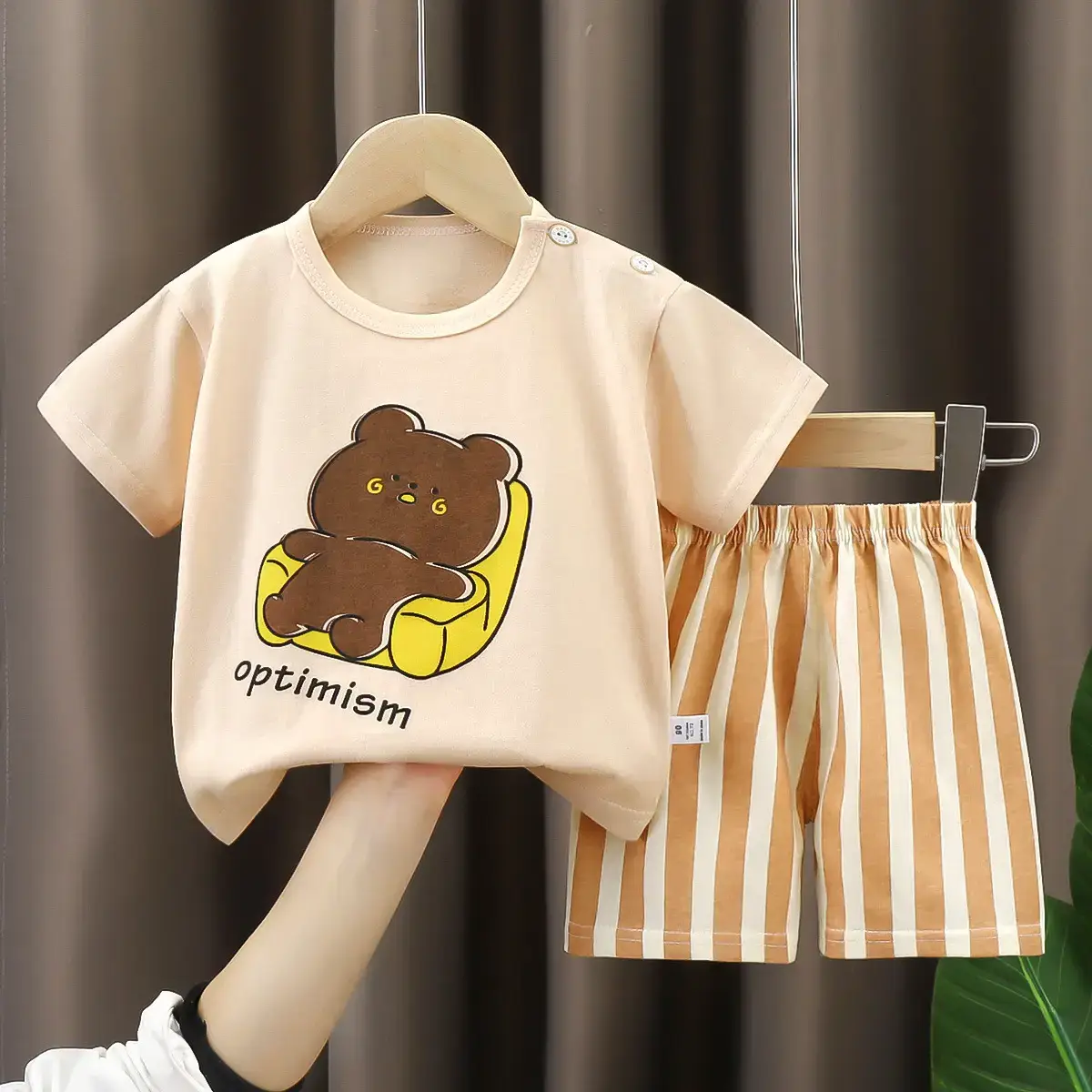 New Boys Cotton Short Sleeve T-Shirt & Shorts Set - Image 8