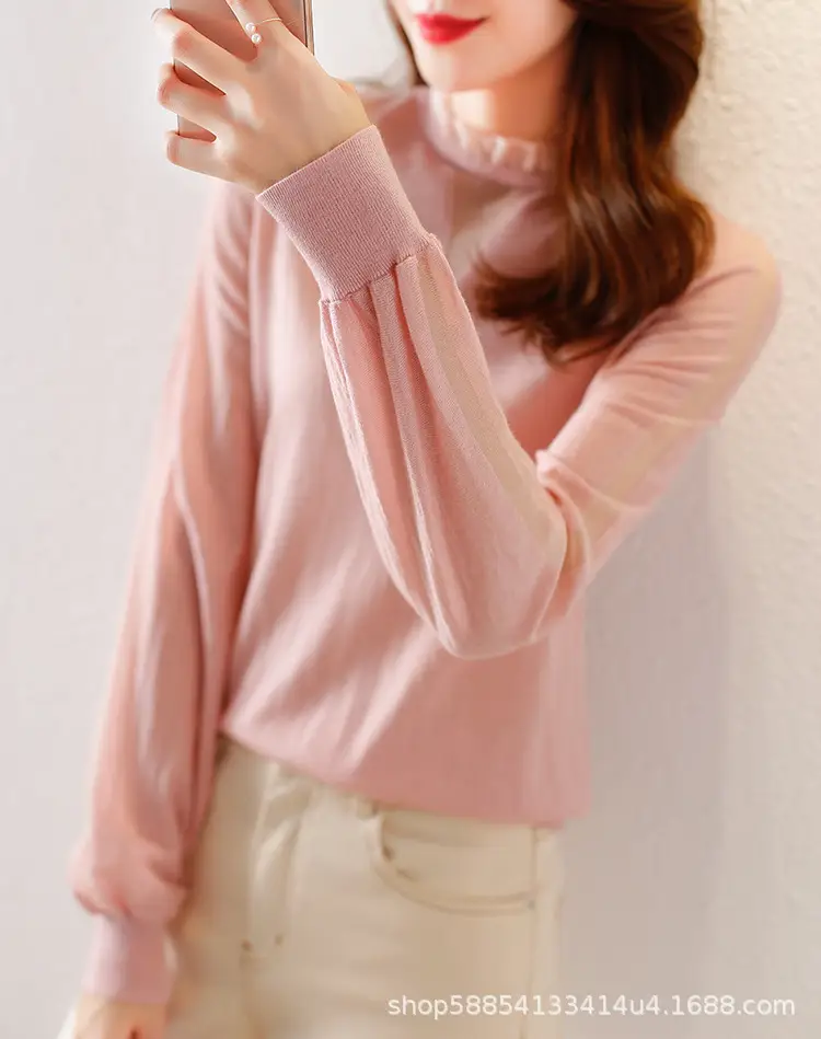 Black Wool Sweater for Women Spring Autumn Base — feature 6
