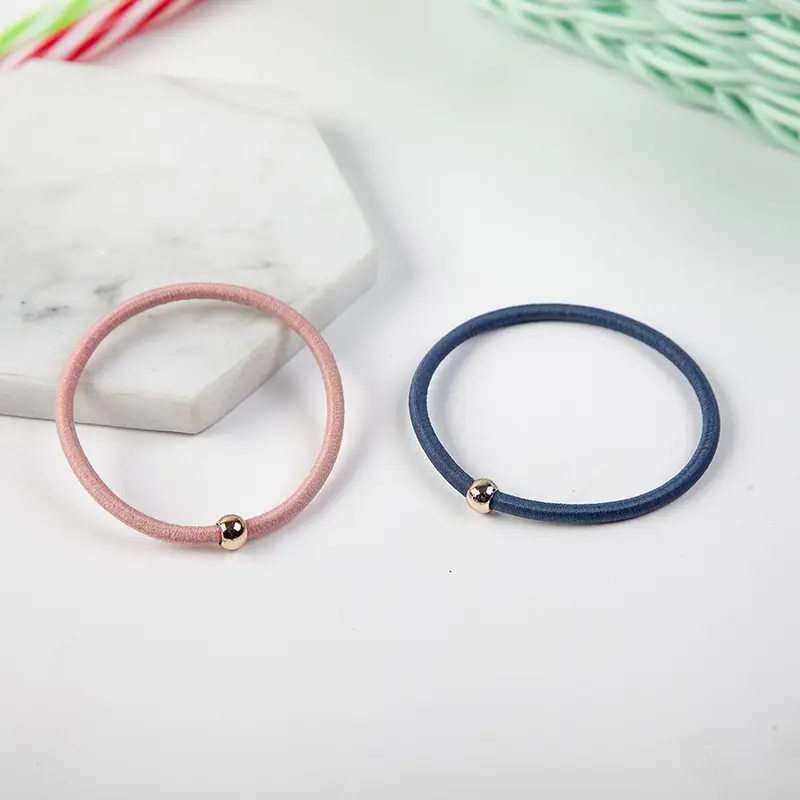 10 Pcs Small Gold Beads for Women's Hair Pony Tail - Image 6