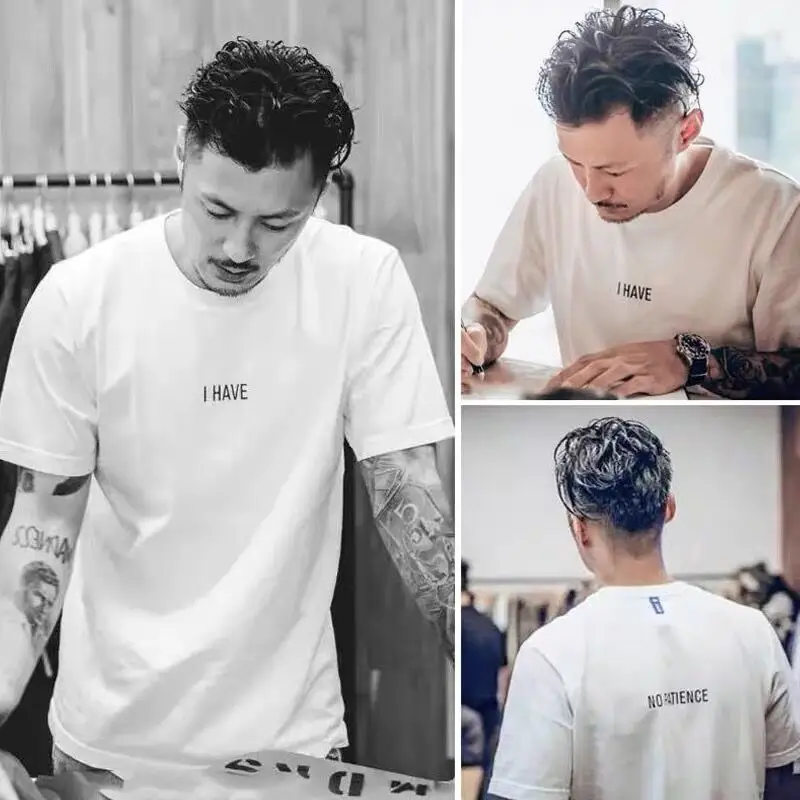 Men Loose Full Sleeve T-Shirt White Cotton Summer Casual Large