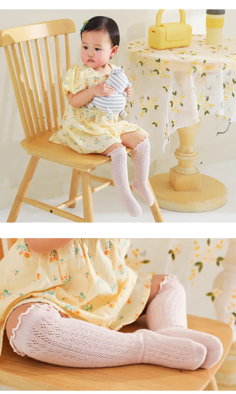 25 Spring Socks Large Mesh Cotton Girls Princess — feature 24