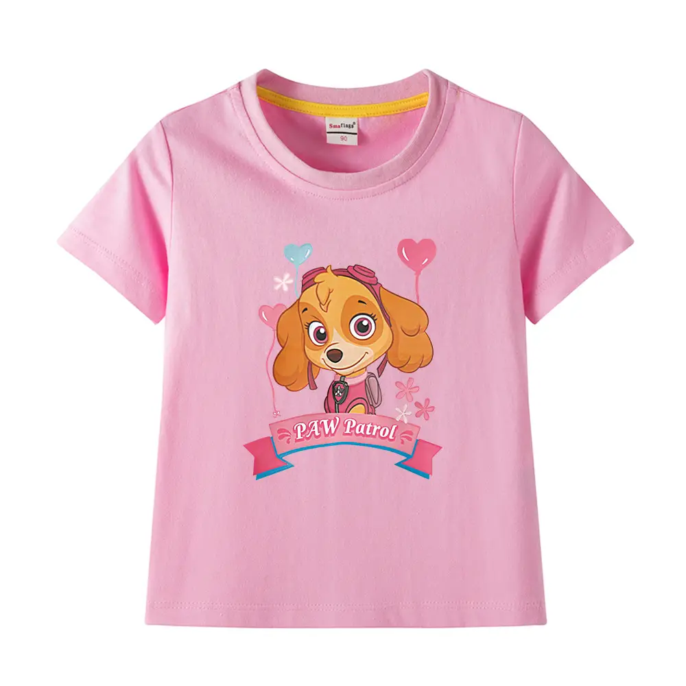 Green Paw Patrol Puppy Cotton T-Shirt for Kids - Image 20