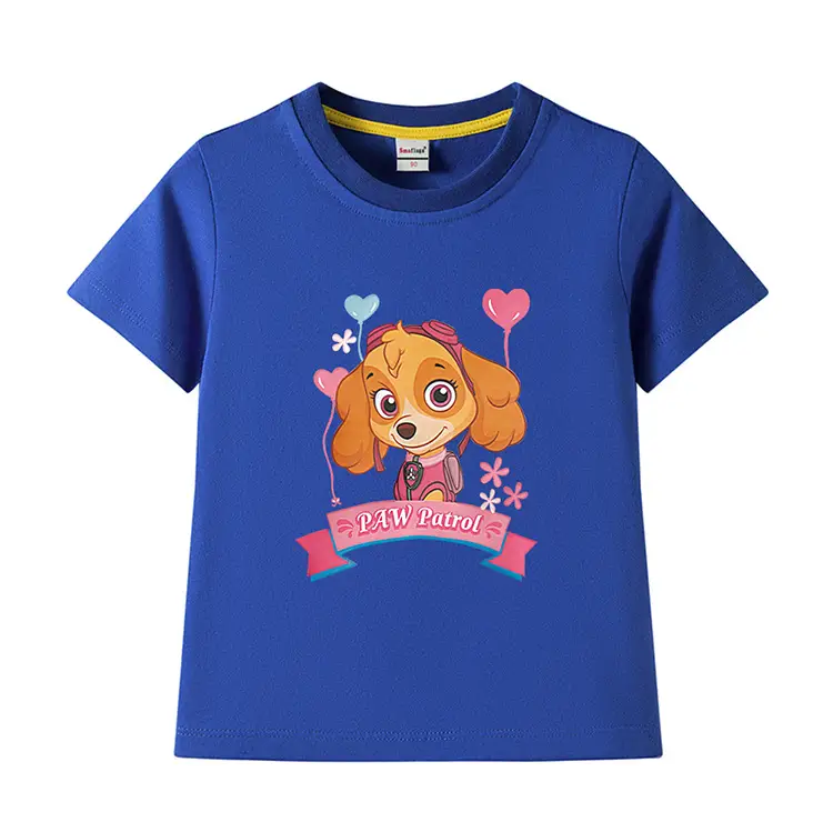 Green Paw Patrol Puppy Cotton T-Shirt for Kids — feature 10