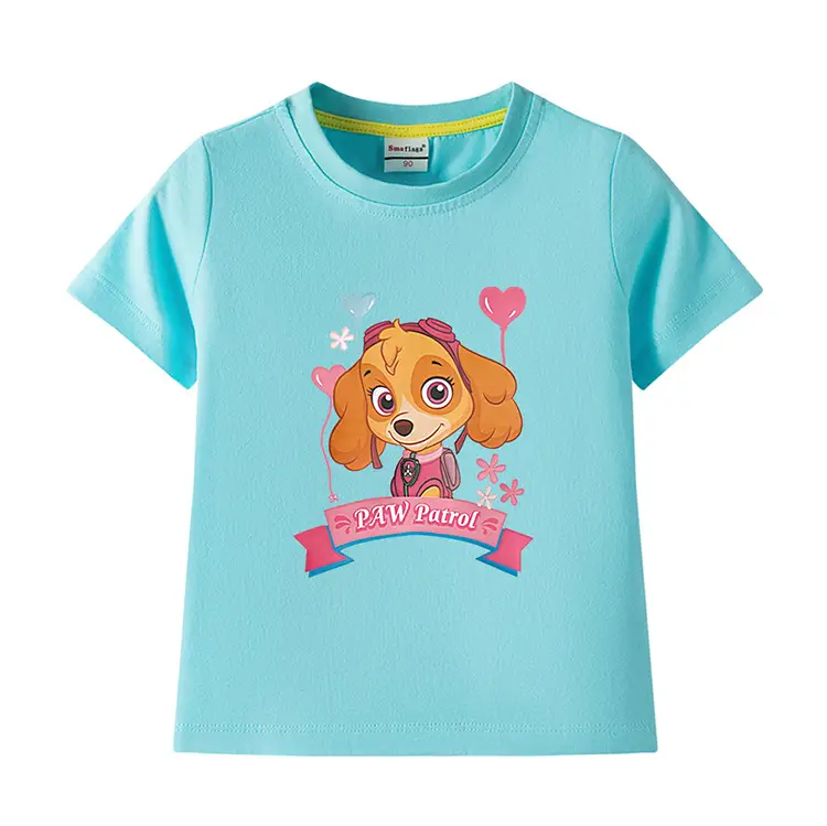 Green Paw Patrol Puppy Cotton T-Shirt for Kids — feature 13