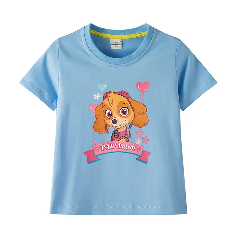 Green Paw Patrol Puppy Cotton T-Shirt for Kids — feature 14