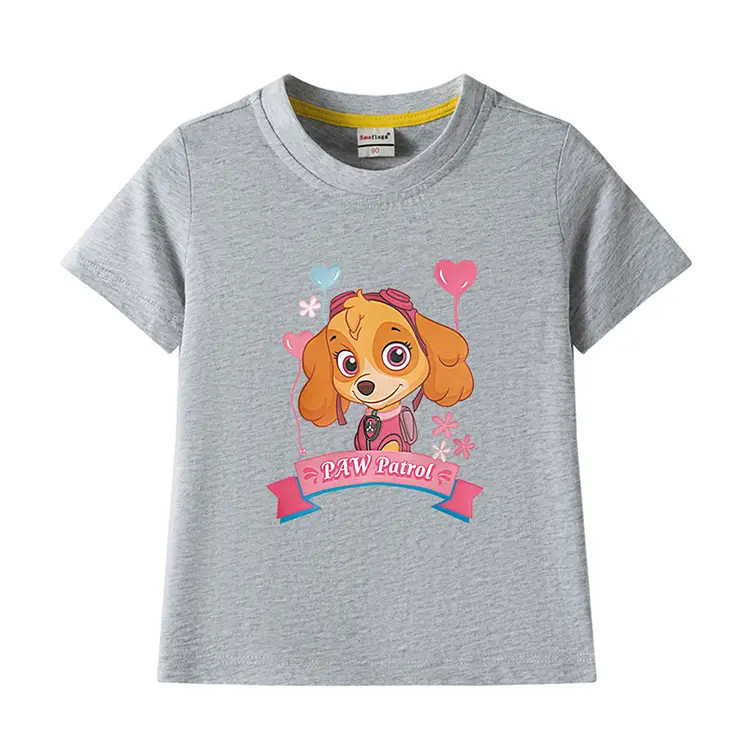 Green Paw Patrol Puppy Cotton T-Shirt for Kids — feature 15