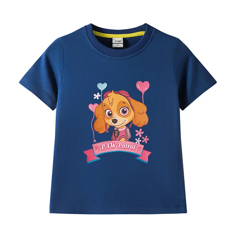 Green Paw Patrol Puppy Cotton T-Shirt for Kids — feature 17
