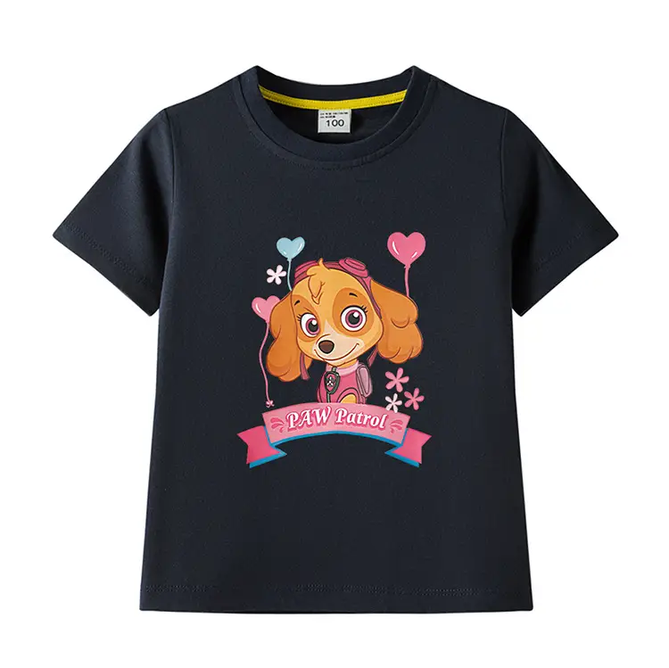 Green Paw Patrol Puppy Cotton T-Shirt for Kids — feature 18