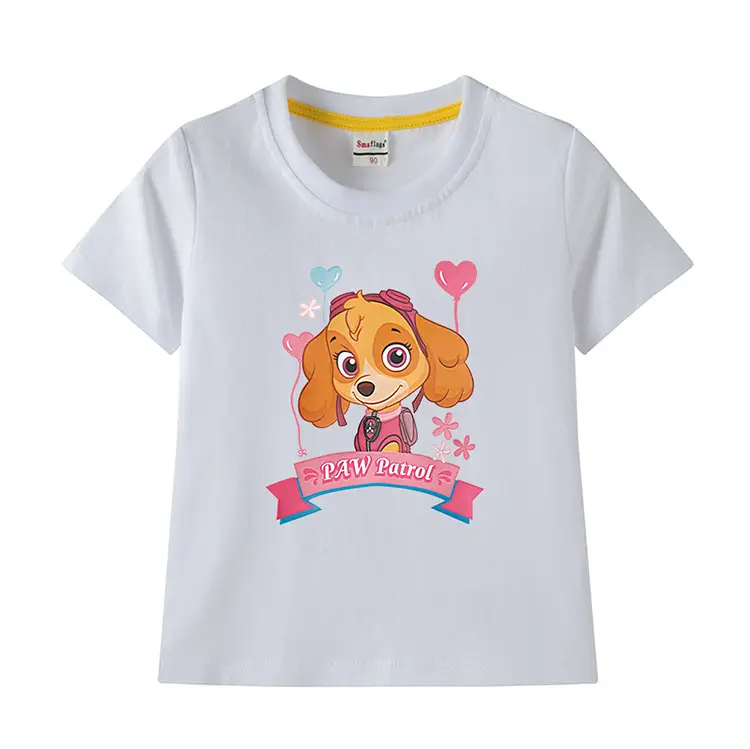 Green Paw Patrol Puppy Cotton T-Shirt for Kids — feature 2