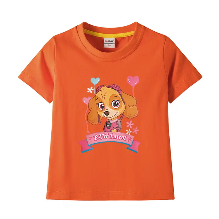 Green Paw Patrol Puppy Cotton T-Shirt for Kids — feature 6