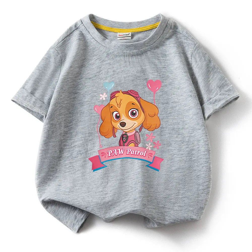 Green Paw Patrol Puppy Cotton T-Shirt for Kids - Image 14