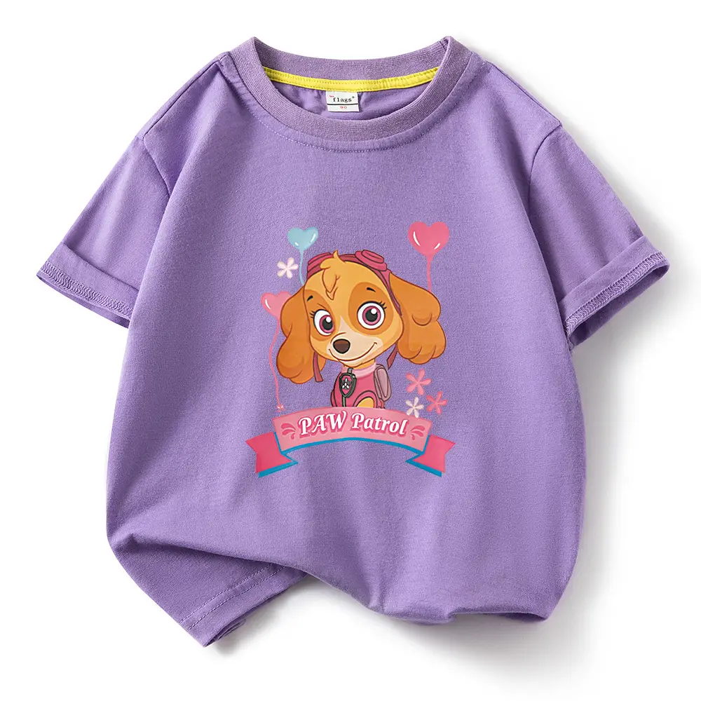 Green Paw Patrol Puppy Cotton T-Shirt for Kids - Image 15