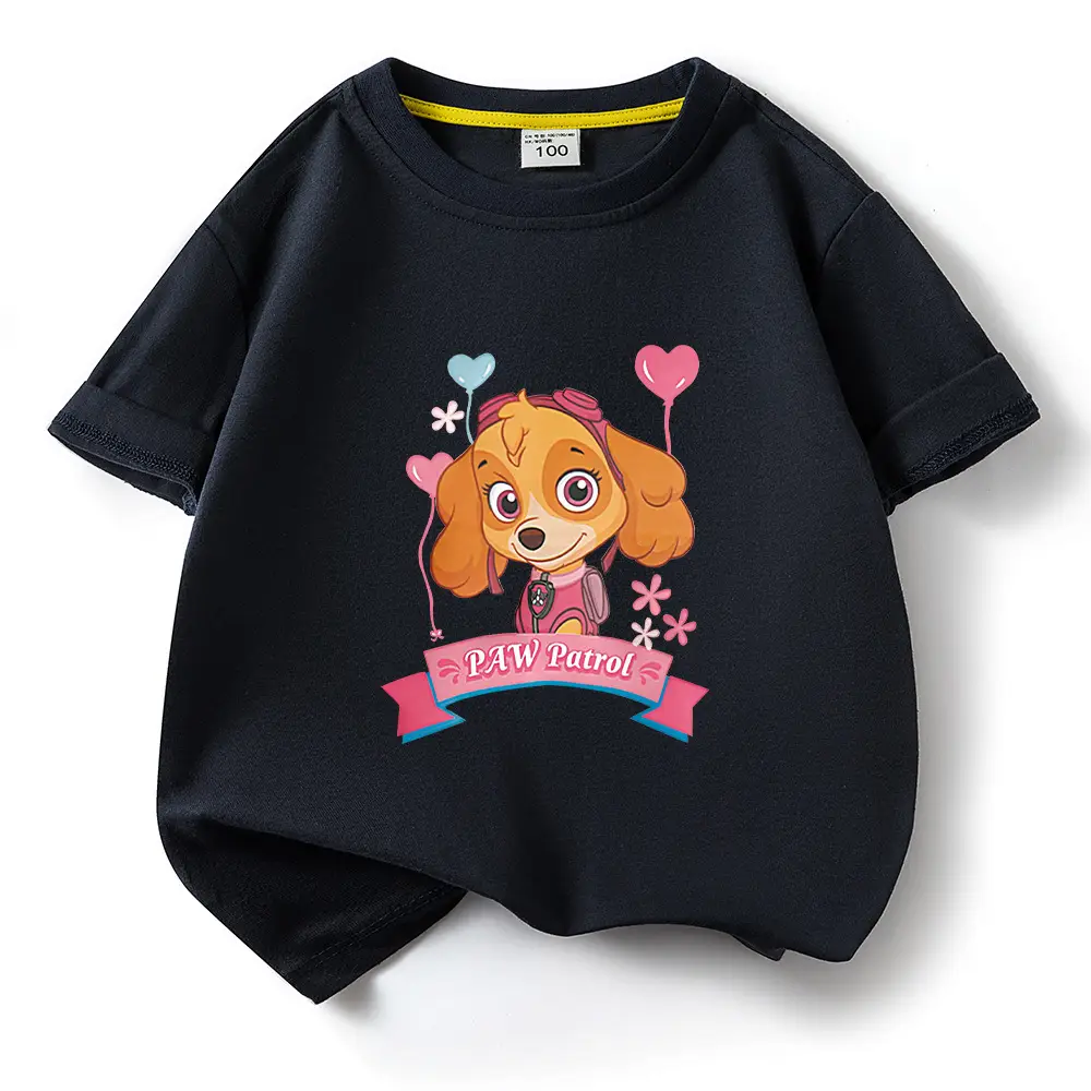 Green Paw Patrol Puppy Cotton T-Shirt for Kids - Image 17