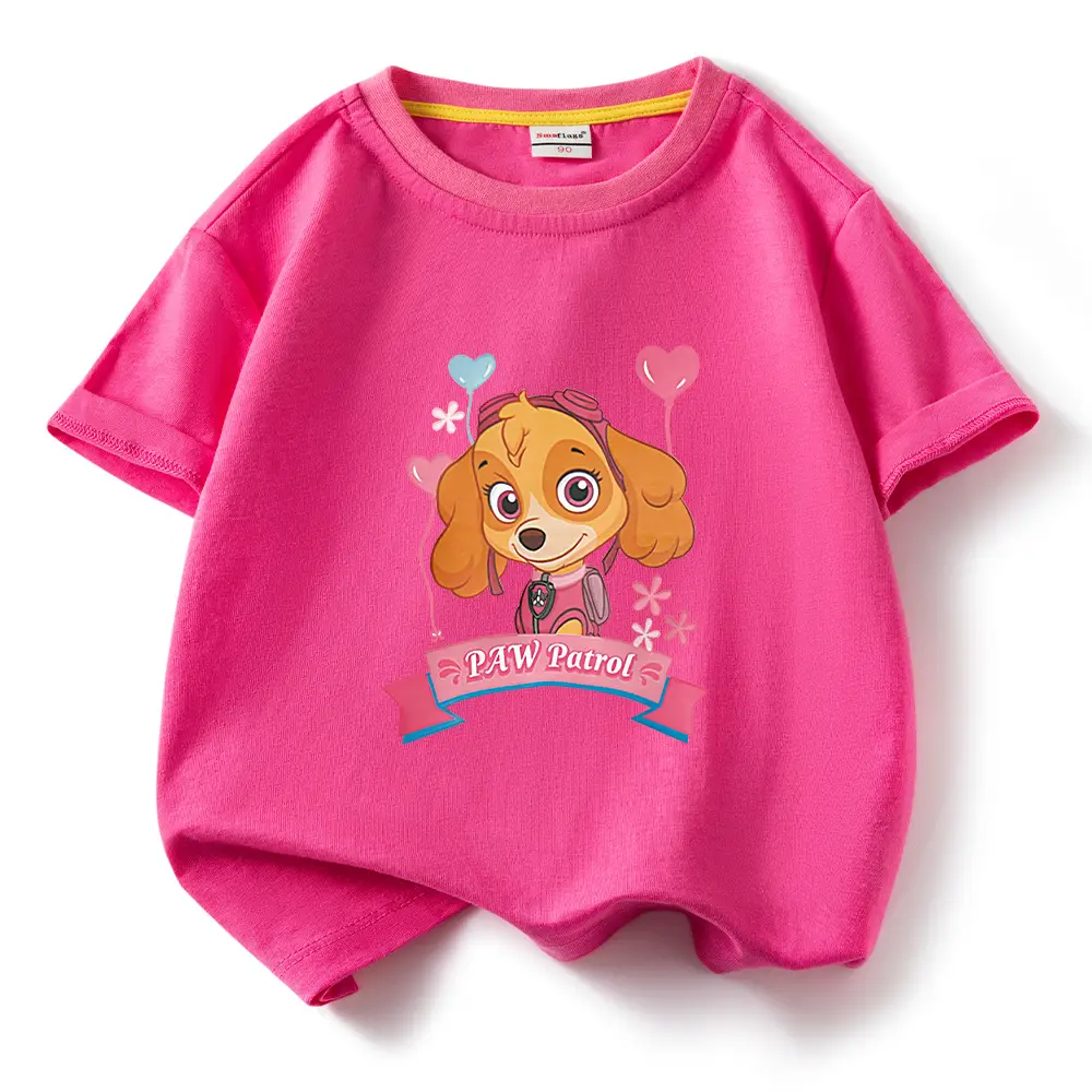 Green Paw Patrol Puppy Cotton T-Shirt for Kids - Image 3