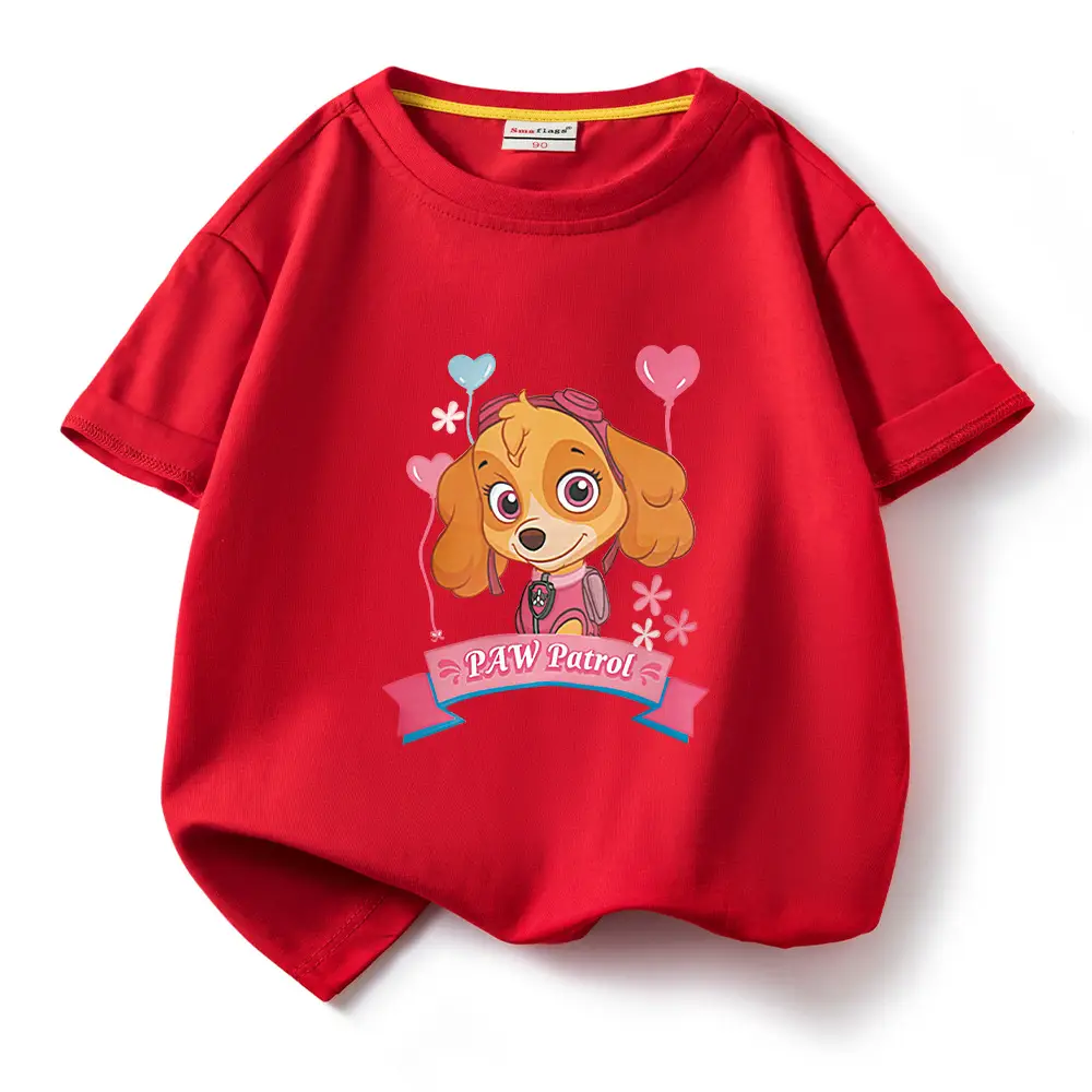 Green Paw Patrol Puppy Cotton T-Shirt for Kids - Image 4