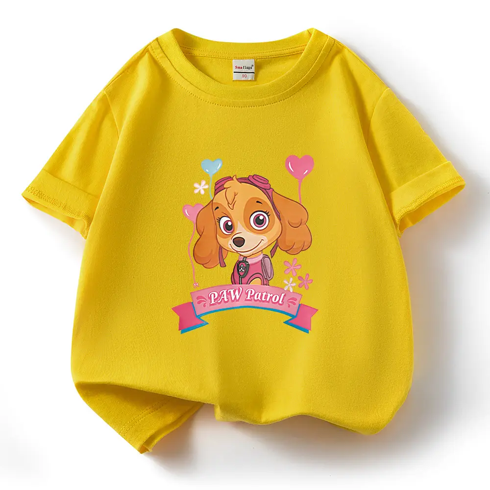 Green Paw Patrol Puppy Cotton T-Shirt for Kids - Image 6