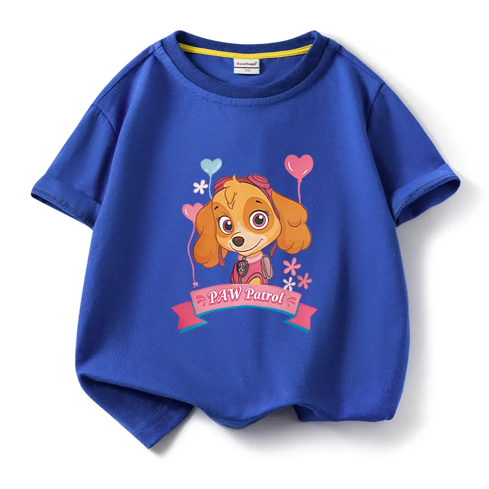 Green Paw Patrol Puppy Cotton T-Shirt for Kids - Image 9