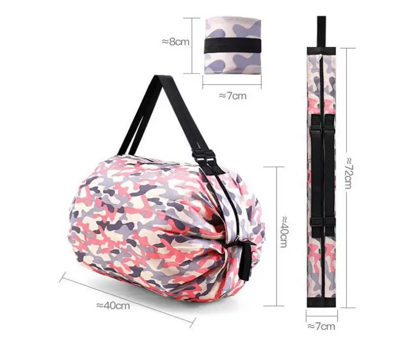 Japanese Foldable Waterproof Oxford Shopping Bag - Image 2