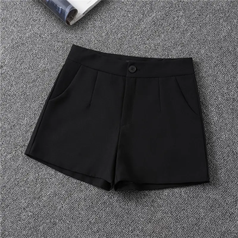 Women's Black High Waist Shorts Autumn 2026 - Image 2