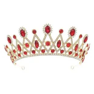 Luxury Blue Crystal Bridal Crown for Women — feature 15
