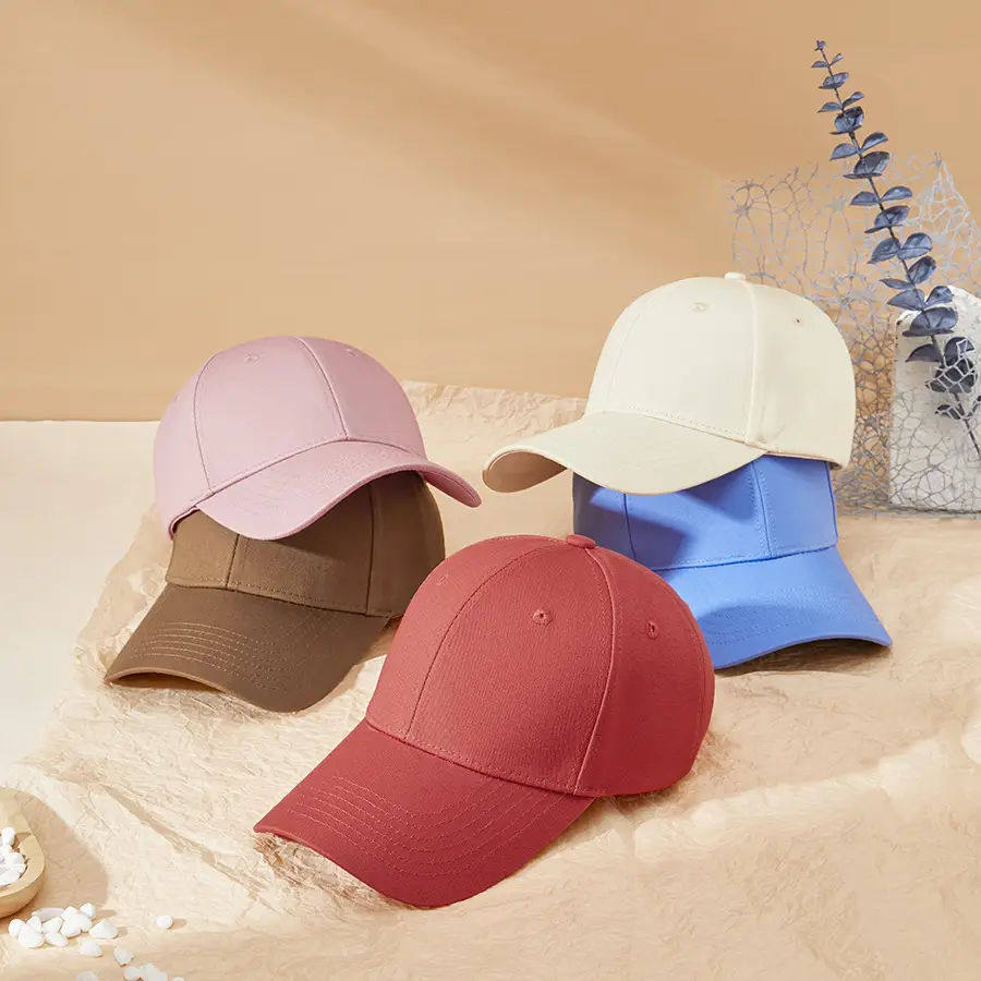 Men's Purple Cotton Baseball Cap Large Bristle Sun Hat - Image 6