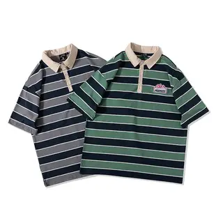 Men Women Striped Cotton T-Shirt Spring — feature 6