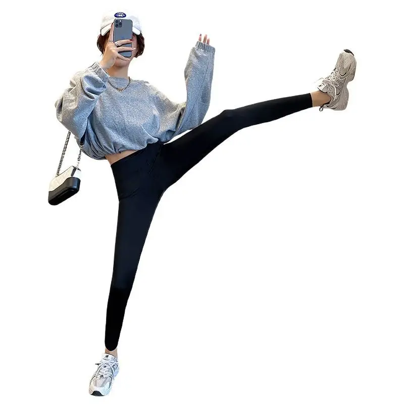 2022 Spring Women's Slimming Black Shark Yoga Pants - Image 7