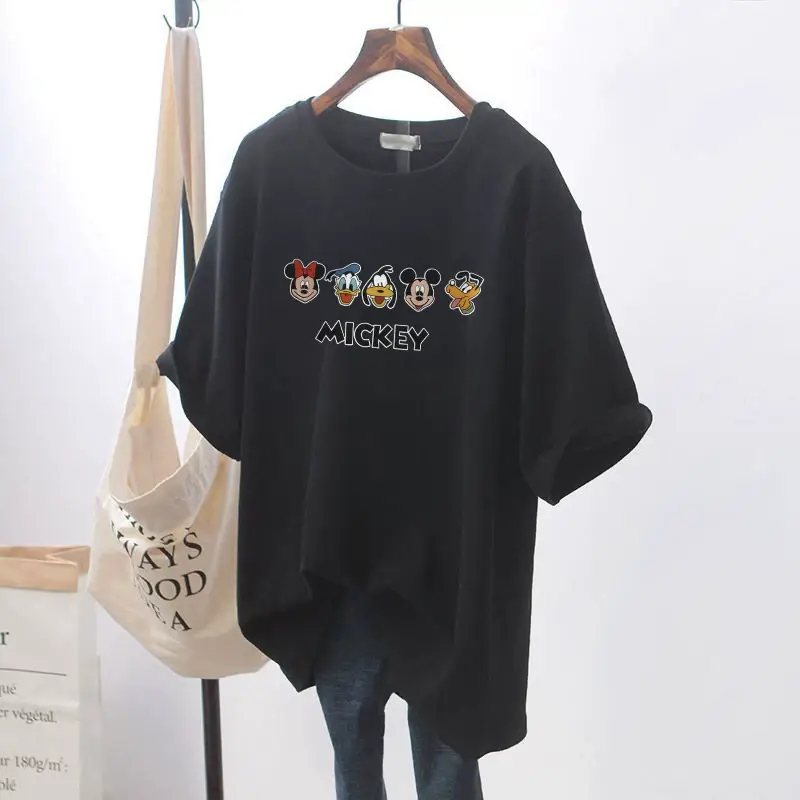 Women Pink T-Shirt with Cute Mouse Print — feature 17