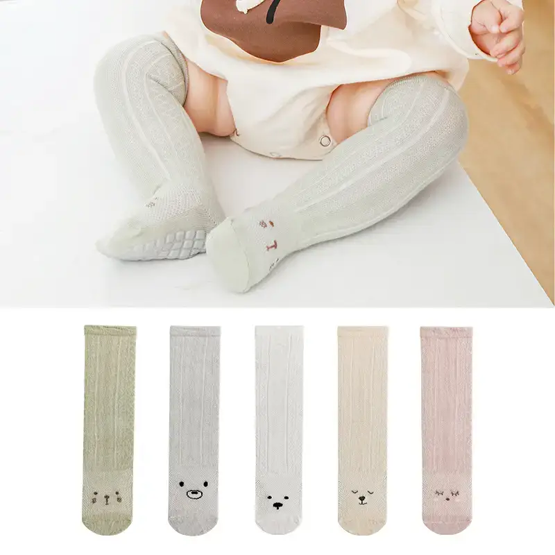 Baby Over-the-Knee Socks Cotton Anti-Skid Anti-Mosquito - Image 6