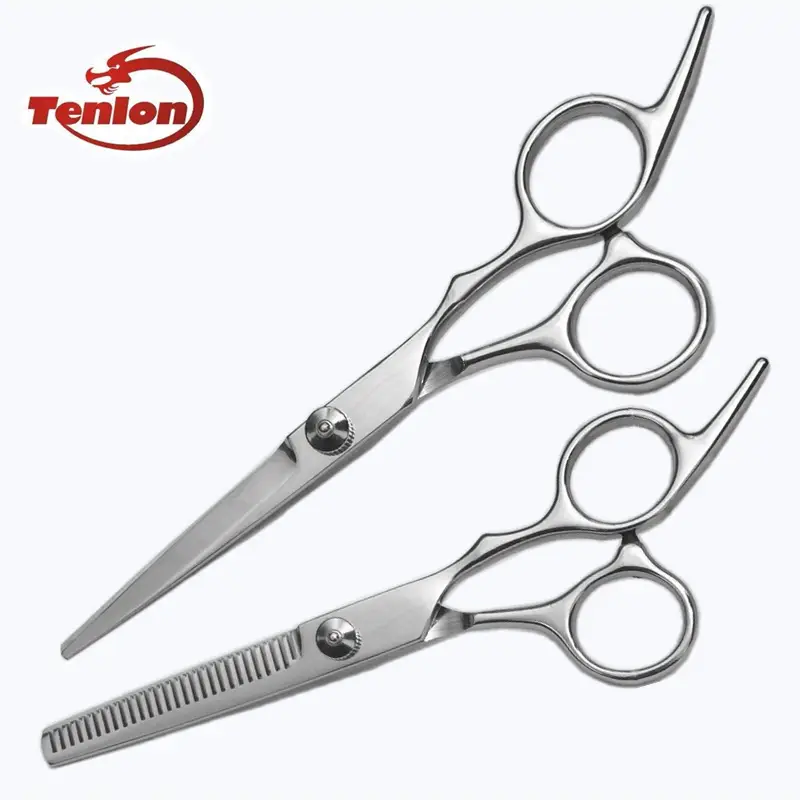 Stainless Steel Flat Tooth Hair Scissors Set - Image 7