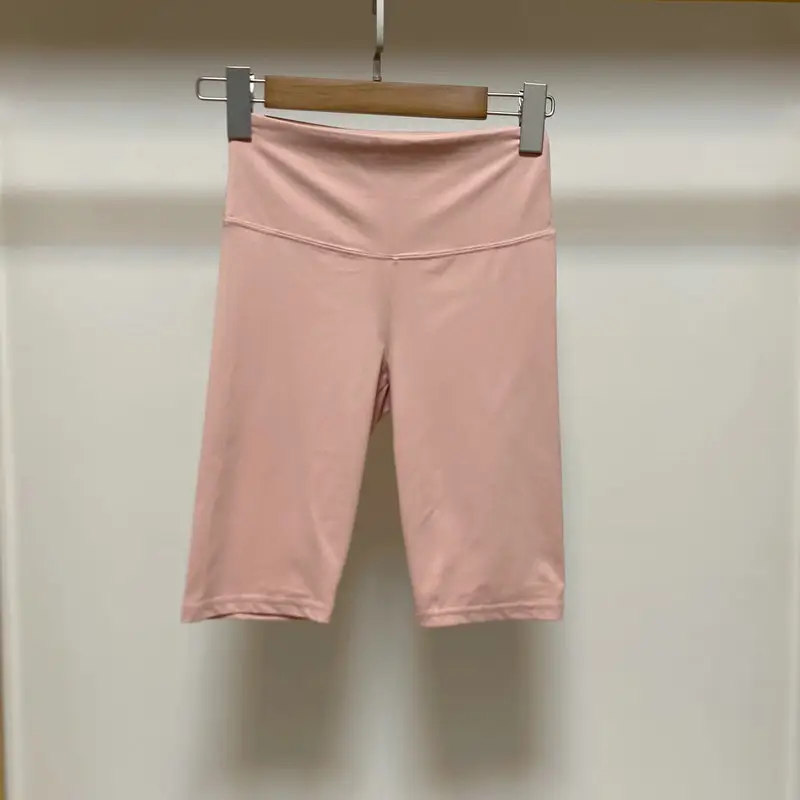 Women's Pink 5-Piece Leggings Yoga Shorts - Image 10