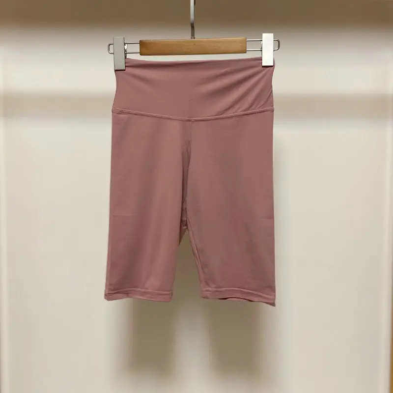 Women's Pink 5-Piece Leggings Yoga Shorts - Image 4