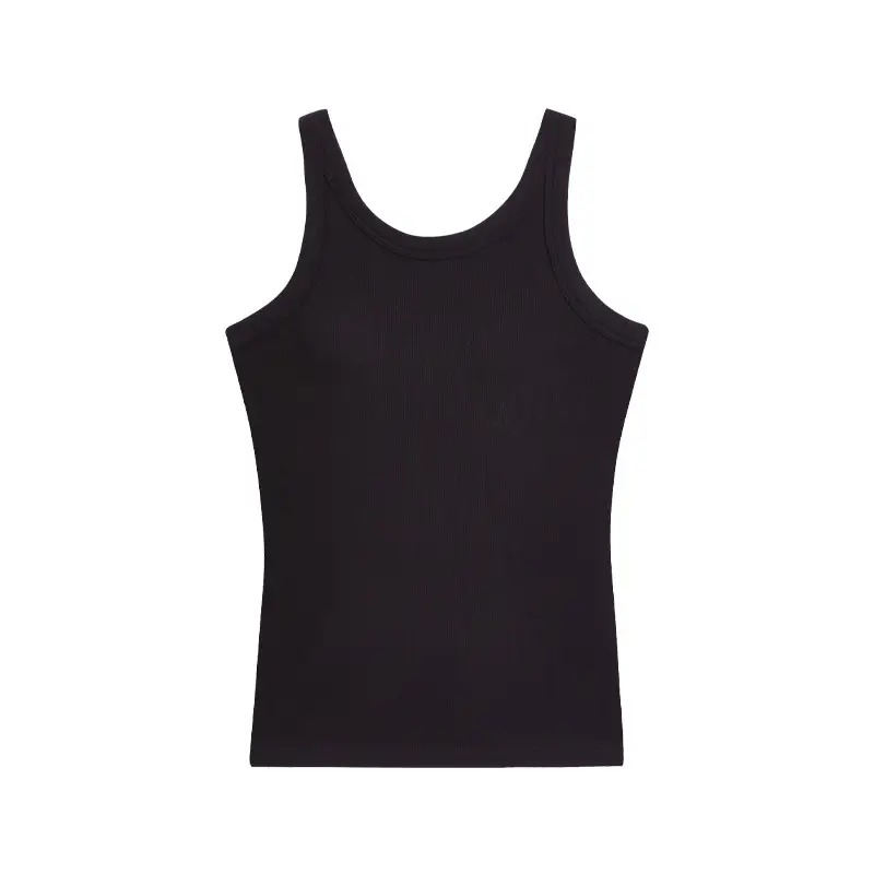 Women's Camisole Chest Pad One Piece Knitted Modal Sleeveless Top - Image 3