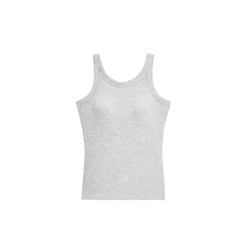 Women's Camisole Chest Pad One Piece Knitted Modal Sleeveless Top - Image 5