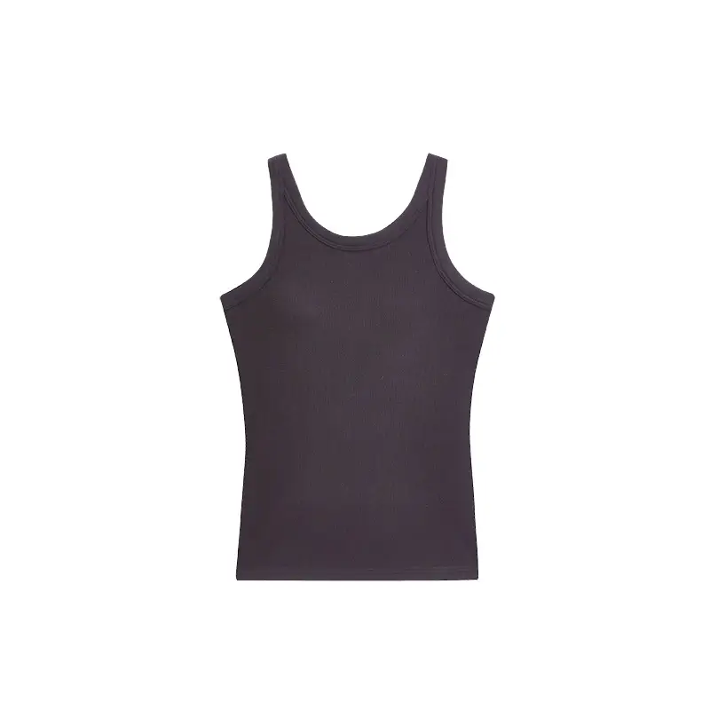 Women's Camisole Chest Pad One Piece Knitted Modal Sleeveless Top - Image 7