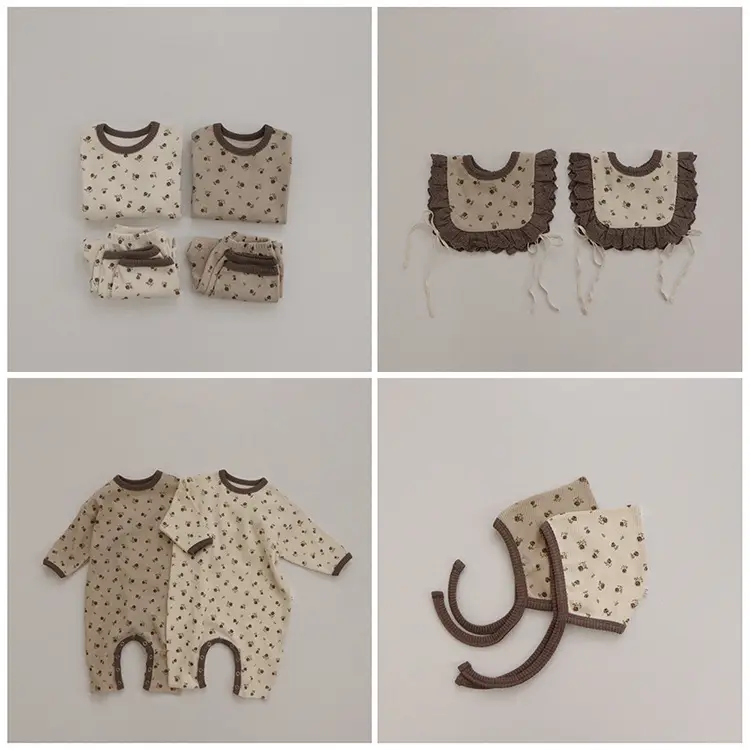 Korean Style Baby One-Piece Suit for Boys Girls Newborns