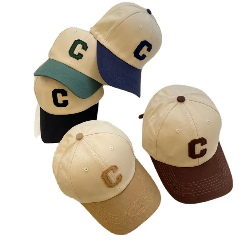 Korean Style Baseball Cap Women Spring Summer Letter C Embroidered Black Cap Men Autumn Fashion - Image 10