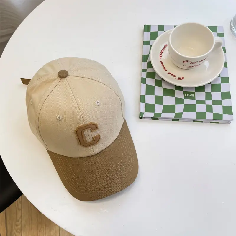 Korean Style Baseball Cap Women Spring Summer Letter C Embroidered Black Cap Men Autumn Fashion - Image 2