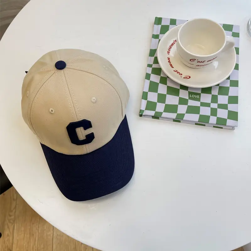 Korean Style Baseball Cap Women Spring Summer Letter C Embroidered Black Cap Men Autumn Fashion - Image 5