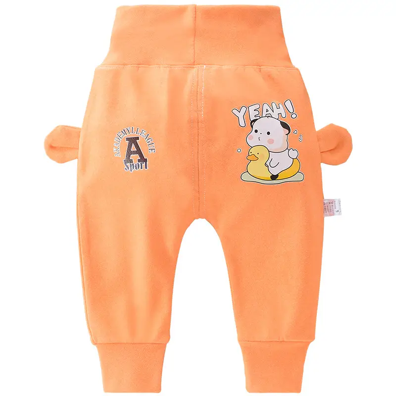 Baby Velvet Pants Blue Warm Outerwear High Waist - Image 12