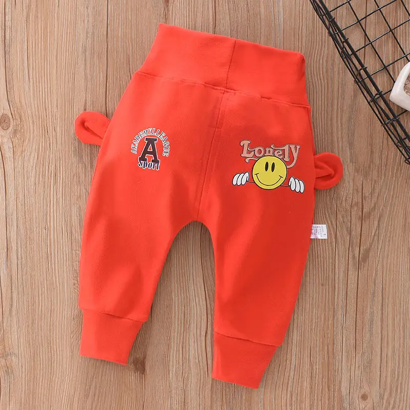 Baby Velvet Pants Blue Warm Outerwear High Waist - Image 2