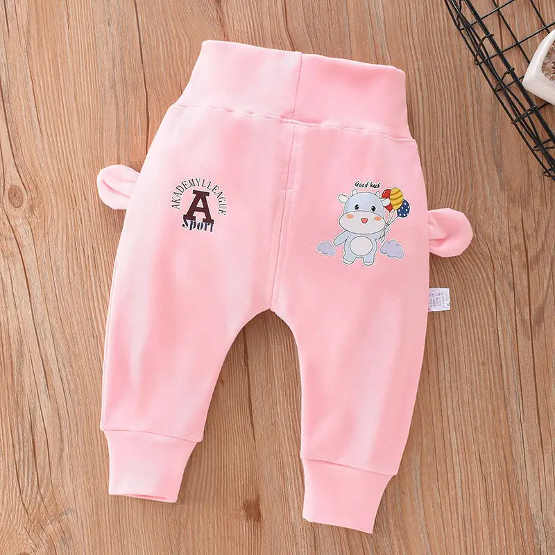 Baby Velvet Pants Blue Warm Outerwear High Waist - Image 4