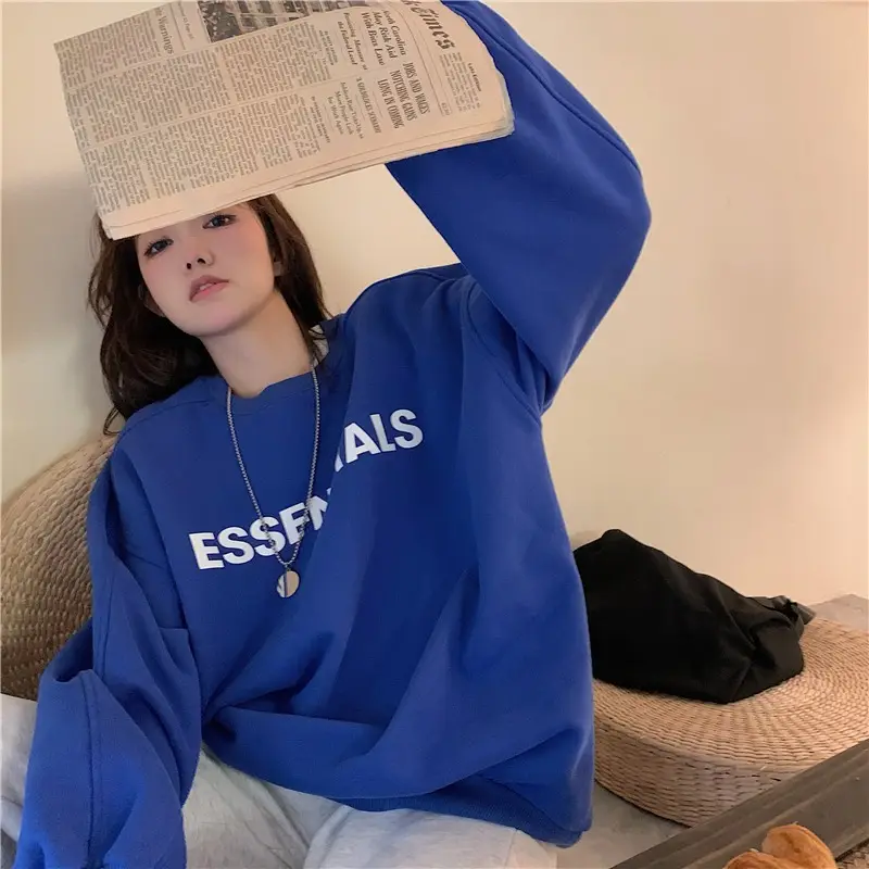 Women White Essential Print Sweatshirt 2025 — feature 5