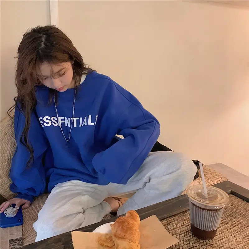 Women White Essential Print Sweatshirt 2025 — feature 8