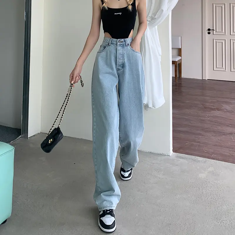 Women Wide Leg Jeans High Waist 2022 - Image 10