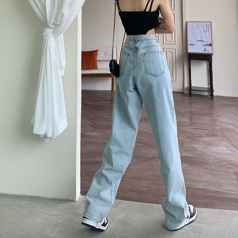 Women Wide Leg Jeans High Waist 2022 - Image 11