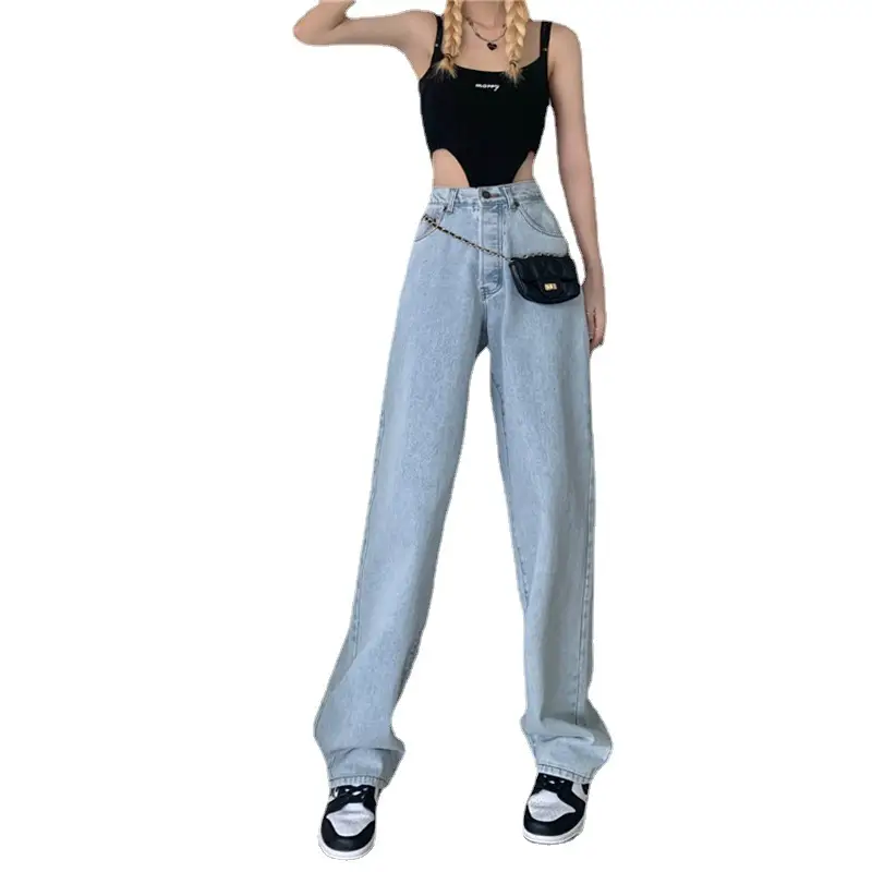 Women Wide Leg Jeans High Waist 2022 - Image 12