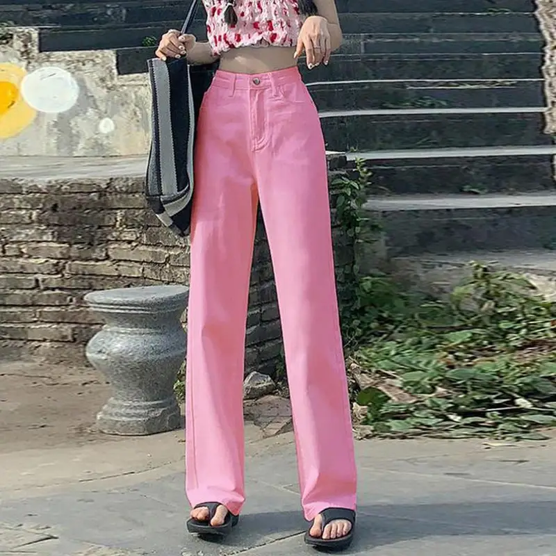 Women Wide Leg Jeans High Waist 2022 - Image 4